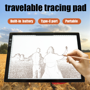 Yingke A4 Led Light Pad Dessin Dessin Comprimés Graphiques Avec Publicité Planche À Dessin Boîte À Lumière - Product Image 2