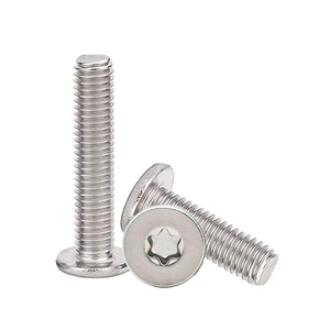 Vis à tête plate Torx métrique en acier inoxydable à filetage grossier M2.5/M3.5 pour l'assemblage d'équipements - Product Image 5