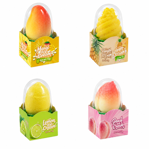 Helado de paleta sabor fresa bajo en grasa, el más vendido, con forma de fruta, caja de 75g, certificado Halal, venta al por mayor, propicio. - Product Image 6