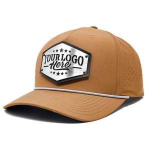 Navy Blue 6 Panel Gorras Custom Logo Blank Leather Patch Trucker <b>Hat</b> Mesh Snapback Richardson 112 Trucker <b>Hats</b> Caps Baseball <b>Hat</b> - Product Image 4