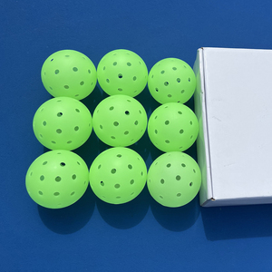 Dẫn ánh sáng-up ngoài trời pickleball quả bóng bền Đêm ánh sáng màu xanh lá cây bóng ngoài trời cạnh tranh pickleball quả Bóng phát sáng trong bóng tối - Product Image 5