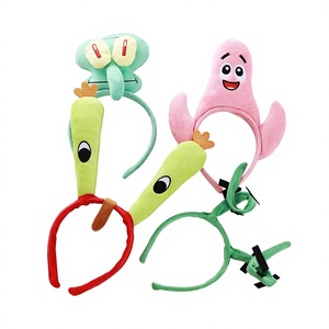 Diadema de dibujos animados de Bob Esponja, con diseño de animales, para el Día del Niño, para hombres y niños, set de Sr. Krabs, Patricio Estrella y Squidward, hecho en Yiwu - Product Image 2