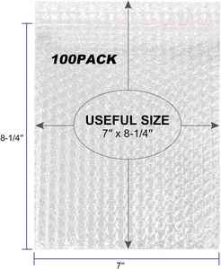 Custom Poly Bubble Clear Self-Seal Transparent Mail Packaging Bags for Supermarket Promotion - Product Image 2