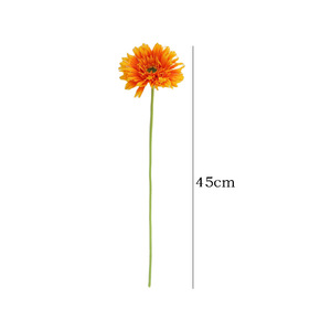 Fleur de Gerbera Artificielle Populaire en Soie, Branche Unique, Décoration Maison et Extérieur - Product Image 5