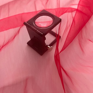 Chất lượng cao 19gsm dày đặc 100% Polyester vải tuyn vải thân thiện với môi voan mềm cho váy cưới Đồ nội thất Nệm túi - Product Image 2