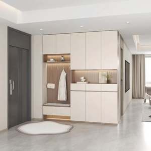 Meilleur vendeur : Meuble à chaussures multifonctionnel avec banc de présentation intégré pour salon et entrée – Le plus populaire - Product Image 1