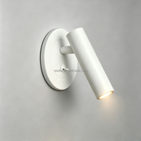 Appliques murales de lecture réglables 3W pour l'intérieur, lampes murales flexibles pour chevet, idéales pour villas, hôtels et projets hôteliers