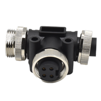 Westsam T Typ 1 Stecker auf 2 Buchse Mini-Stecker Splitter T Splitter-Anschluss 4-poliger wasserdichter Stecker Stecker