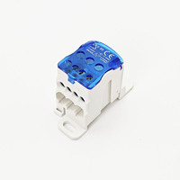 Caja de Conexiones Unipolar Serie UKK, Bloques de Terminales de Alta Corriente 80A 125A 160A 250A, Conectores de Tornillo