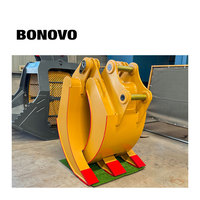 BONOVO Grappin forestier pour excavatrice à prix abordable avec moteur pour excavatrices de 1 à 2 tonnes Garantie 1 an 100% OEM