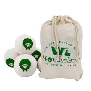 Boules de laine réutilisables, 6xl pack, 4,5 pièces, autocollants et feuilles de sèche-tissu, remplacement des rides et de protection statique, non parfumées - Product Image 5