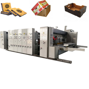automatic corrugated cardboard carton boxes making packing machine pizza box printing machine