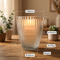 Bocaux en verre pour bougies, fournitures en gros pour la fabrication de bougies, porte-bougies chauffe-plat pour centres de table de mariage