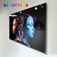 Plaque métallique HD BEAUTYSUB 1,15 mm de haute qualité pour transfert thermique, impression aluminium découpée par routeur CNC avec coins arrondis, feuille vierge