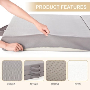 Foldable Sofa <b>Bed</b> 25x27.5x20 Inch Removable Washable Cover Multifunctional Living Room Balcony Furniture - Product Image 3