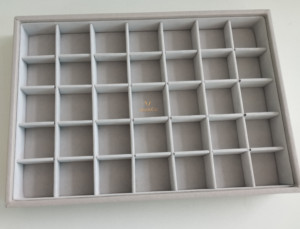 Boîte de rangement carrée en cuir pour bijoux, portable, pour voyage, boucles d'oreilles, bagues, colliers, étui de présentation à fermeture éclair - Product Image 3