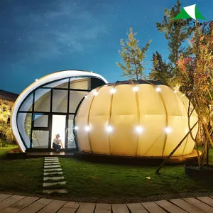 Роскошная палатка в форме раковины, кемпинговая палатка для отеля, палатка для отдыха, глэмпинг, водонепроницаемые, роскошный отель