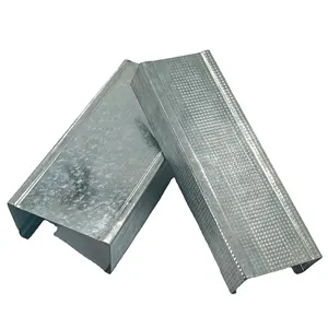 금속 이중 모피 채널 크기 아연 도금 건축 자재 은폐 천장 격자 및 건식 벽체 용 경량 강철 용골