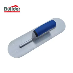 Professional Drywall Tools Plaster Trowel Round End Carbon Steel Concrete Finishing Trowel