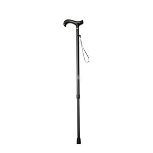 Bâton de marche télescopique en fibre de carbone Okhealing, ultraléger, deux sections, pour la randonnée en plein air, pour personnes âgées, noir - Product Image 5