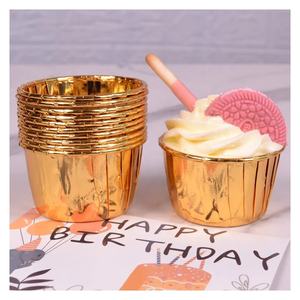 Plateau de cuisson jetable en papier Récipient de papier aluminium pour pâtisserie avec couvercle Cupcake Bakery Muffin Cup - Product Image 5