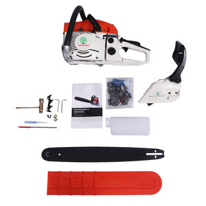 Scie à chaîne à cylindre unique, Machine de découpe d'arbre, scie à chaîne à essence 52CC avec <span class=keywords><strong>Guide</strong></span> de barre de 20 pouces - Product Image 4