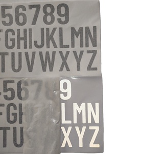 Película reflectante negra utilizada para matrícula de coche, cubierta de matrícula, evitar la detección de radar, pegatinas reflectantes - Product Image 1