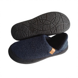 Pantofole da Casa in <span class=keywords><strong>Feltro</strong></span> per Uomo con Logo Personalizzato, Stampa a Quadri, Fodera Morbida e Suola Antiscivolo - Product Image 5