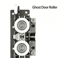 Perlengkapan Rel Pintu Geser Ghost Door Impor Berkualitas Tinggi, Beban 60kg, Rel 1.2m-1.5m untuk Pintu Interior, Grosir