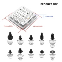 420PCS Computer Screw Kit Motherboard Laptop case PC Fan HDD SSD Replacement Screws