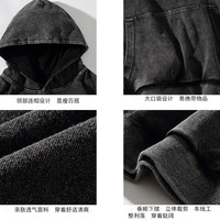 420g Pure Color Hoodie Sweat-shirt personnalisé unisexe Ho No Drawstring Hoodie Sweat-shirt
