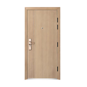 PHIPULO Portes d'entrée résidentielles contemporaines en acier <span class=keywords><strong>de</strong></span> luxe pour appartement - Product Image 5