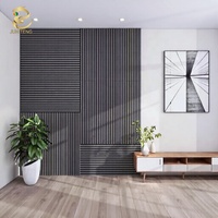 Panneaux acoustiques en bois de style européen pour salle de réunion, panneaux et planches d'absorption acoustique en MDF, panneau acoustique mural intérieur