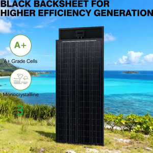 Solution solaire domestique avancée 200W en silicium monocristallin avec surveillance haute efficacité pour une énergie durable APH-P63 200W - Product Image 3