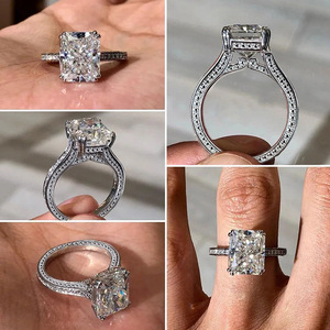 Anello Geometrico Quadrato dal Look Trasparente, Elegante Stile Estivo per Matrimoni, Gioielli alla Moda per Donne - Product Image 5