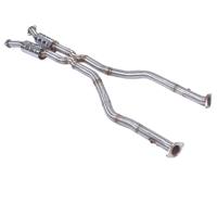 Tuyau d'échappement Catback en acier inoxydable de luxe haute performance REV 1,5 mm avec tube résonant et silencieux intermédiaire pour Lexus IS500 RFC IS350