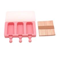 Moules à sucettes glacées en silicone sans BPA, démoulage facile, écologiques, compatibles lave-vaisselle, antiadhésifs, outils pour glaces en cubes, matériau de qualité alimentaire