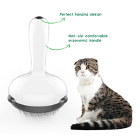 Brosse à poils pour animaux de compagnie facile à nettoyer, pour enlever les poils de chat, avec accessoire pour enlever les poils