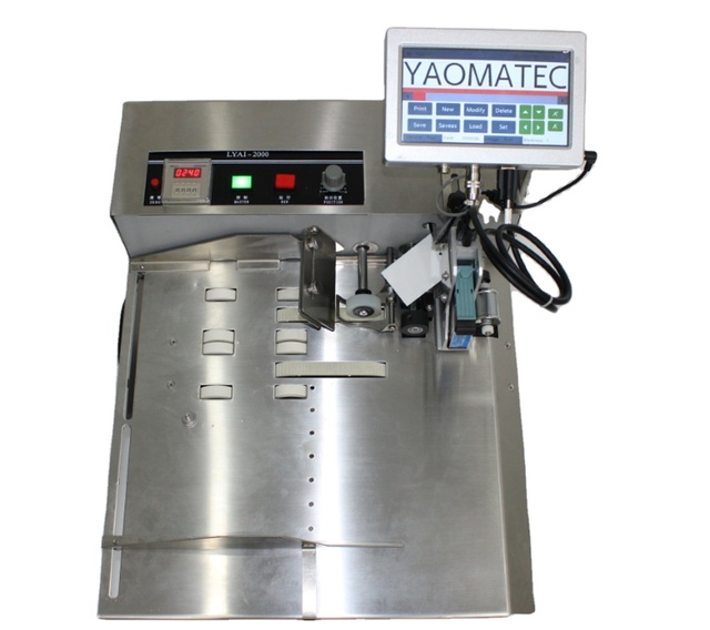 Yaomatec Automatic Paging Machine Paper Box Feeder Machine Card Counting Paging Machine with Tij Online Inkjet Printers