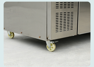 Vitrine réfrigérée commerciale pour restaurant, type porte ouverte, <span class=keywords><strong>armoire</strong></span> à dim sum avec marbre pour la présentation de fruits de mer et de gâteaux - Product Image 5