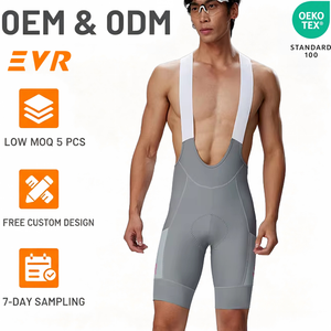 Pantalones Cortos de Ciclismo Odm Custom EVR Pro Team Race Fit con Interfaz Elástica de 120 kg/m³ y Chamois para 7 Horas de Ciclismo Continuo - Product Image 1