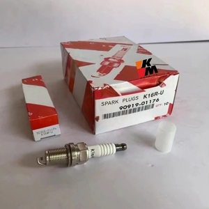 <span class=keywords><strong>KM</strong></span> Premium Auto Parts Nueva bujía de níquel 90919-01176, compatible con los modelos Hilux Hiace Vios <span class=keywords><strong>Land</strong></span> <span class=keywords><strong>Cruiser</strong></span> - Product Image 1
