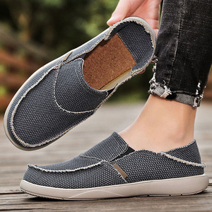 <b>Canvas</b> shoes, men's style with heel, men's casual shoes for lazy people, no laces summer style casual <b>Canvas</b> trendy Shoes - Product Image 4