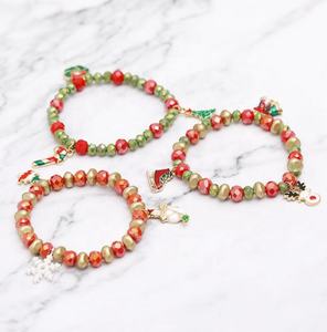 Nouvelle Métallique De Noël Bracelet Pendentifs Drop Ornements Décorations De Noël Décor De Noël pour La Maison Navidad <span class=keywords><strong>Noel</strong></span> Année - Product Image 1