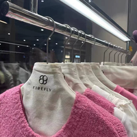 Housse de cintre en coton imprimée avec logo personnalisé, housse de cintre en toile écologique, housse de cintre pour vêtements