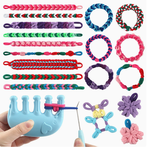 Kit de fabrication de bracelets en élastiques 2026 : Ensemble de cordes à boucles pour tressage, jouet DIY en élastique à boucles - Product Image 5
