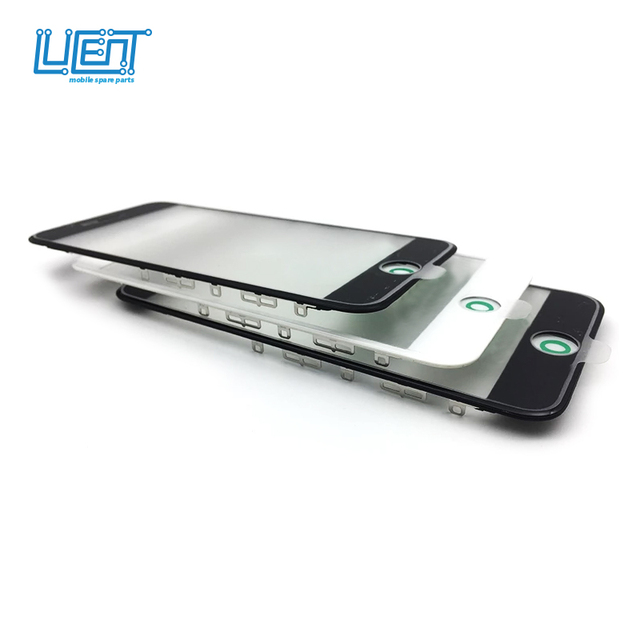 Outer Glass for iPhone 5 5s 6 6s Plus 7 Plus 8 Plus Repair Parts No Display Only Touch Screen Glass Lens+Front Frame +OCA Tools