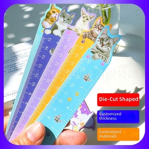 Marcapáginas y <span class=keywords><strong>Regla</strong></span> de PVC de Doble Uso, <span class=keywords><strong>Regla</strong></span> de Dibujos Animados Personalizada, Impresión de Logotipo <span class=keywords><strong>para</strong></span> Estudiantes de Primaria, Papelería Transfronteriza - Product Image 3