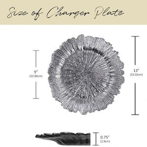 Platos de plástico dorados de 13 pulgadas para decoración de bodas y cenas, venta al por mayor personalizada - Product Image 2