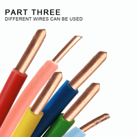 Mini connecteur de câblage rapide universel compact à 6 conducteurs en cuivre 8-12 AWG, bornier de câblage rapide à 6 ports à insertion rapide